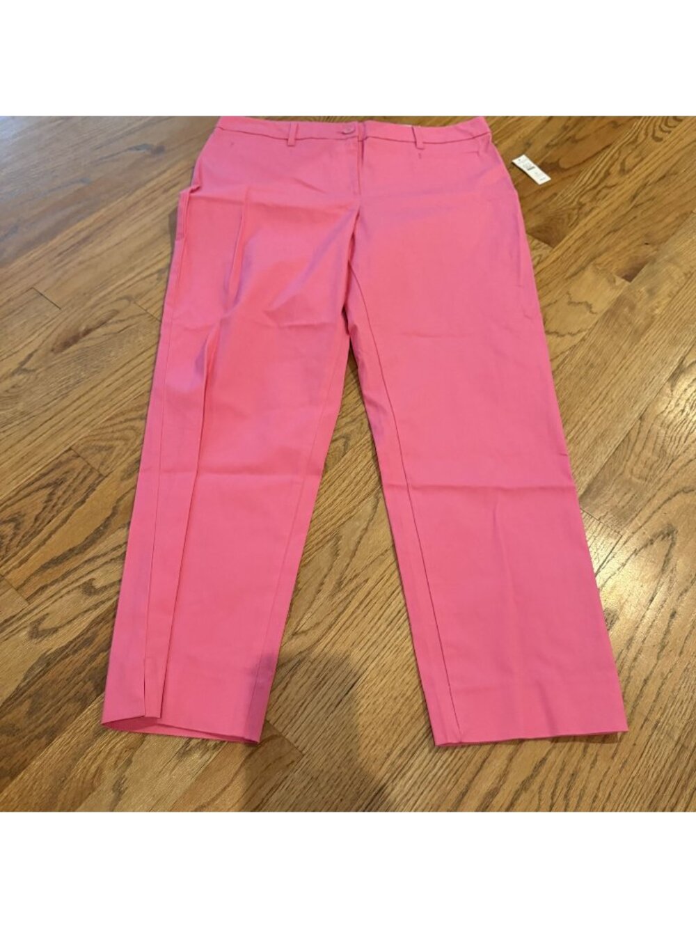 Talbots Stretch Twill Crop Pants New Size 10 Pink Pants